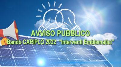 Bando CARIPLO 2022  “Interventi Emblematici”